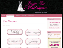 Tablet Screenshot of jademadalynn.com